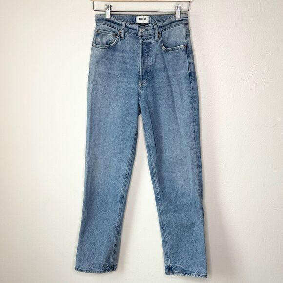Agolde 90s Pinch Waist Straight Leg Medium Wash Jeans - Women’s US 25 - Picture 2 of 11